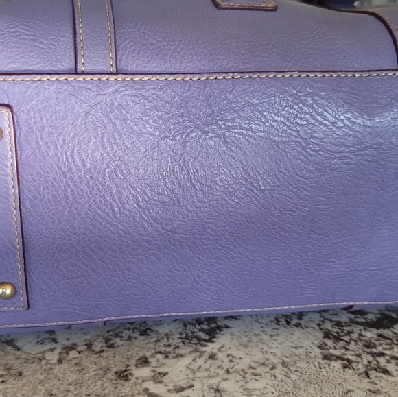 Dooney & Bourke Lavender Dome Satchel - Picture 5 of 16